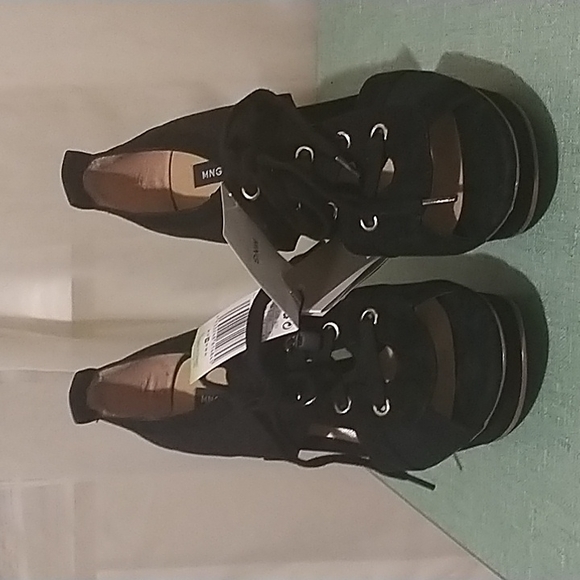 NWT-MNG Basics Heels Platform Shoes Women's Size 7 - Picture 2 of 10